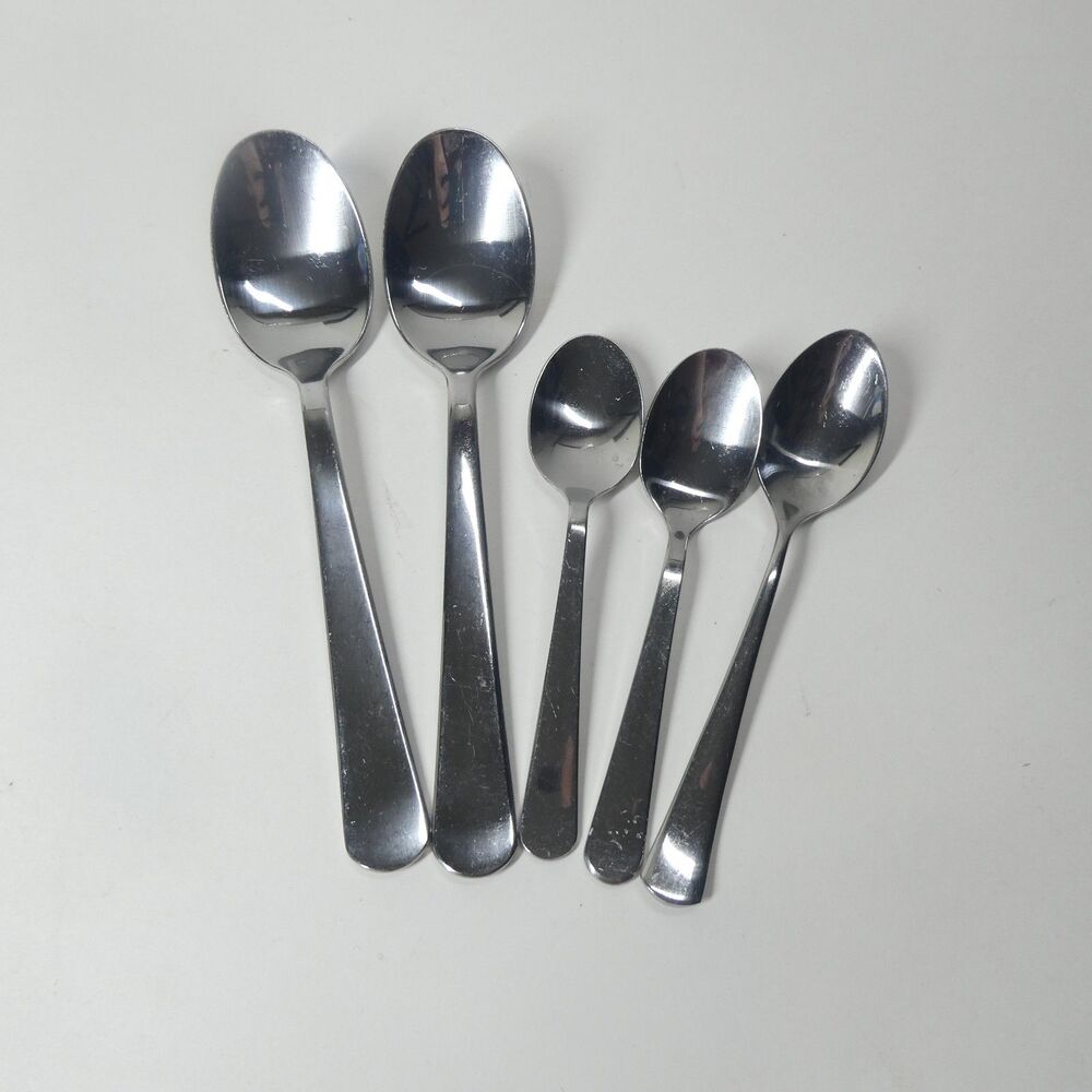 Ikea Flatware Mixed Lot of Spoons Stainless 22185 22422